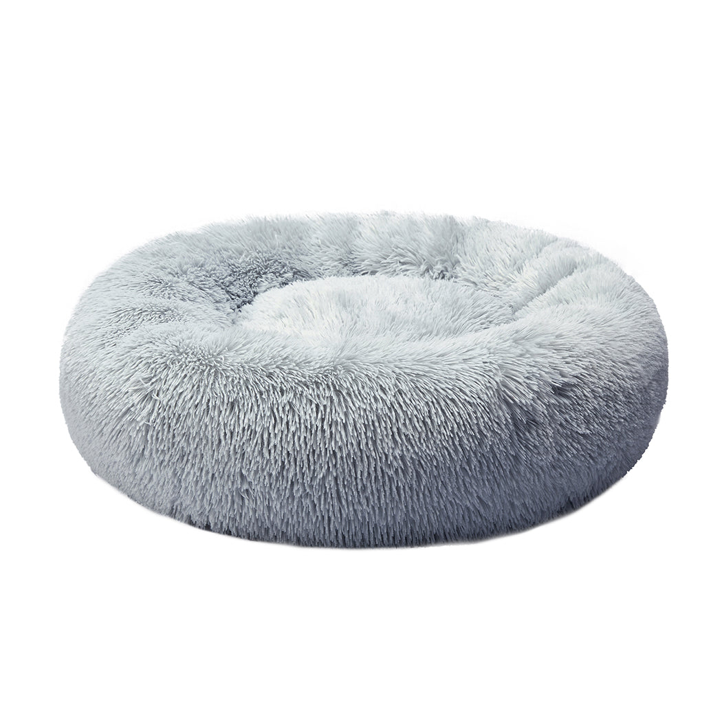 Pawz Dog Calming Bed Warm Soft Plush round Comfy Sleeping Kennel Cave Washable