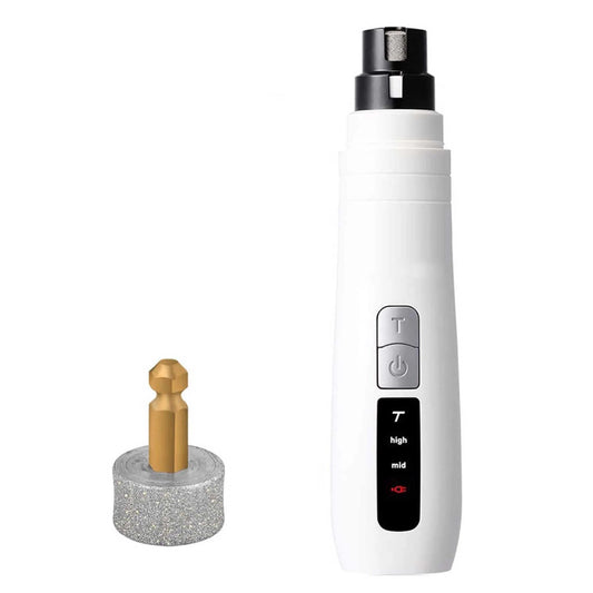 Nail Grinder Dog & Cat Electric Trimmer USB Rechargeable Claw Filer N9